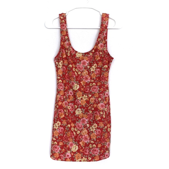 Free People Dresses & Skirts - Intimately Free People Red Floral Bodycon Dress